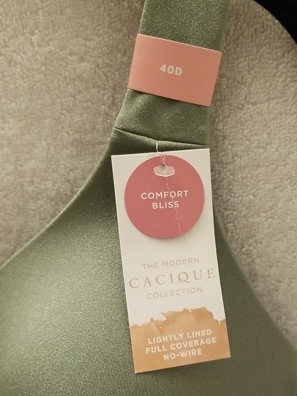 Cacique 40D No Wire Bra - Picture 2 of 10
